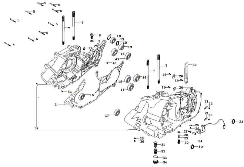 RANKCASE ASSEMBLY
