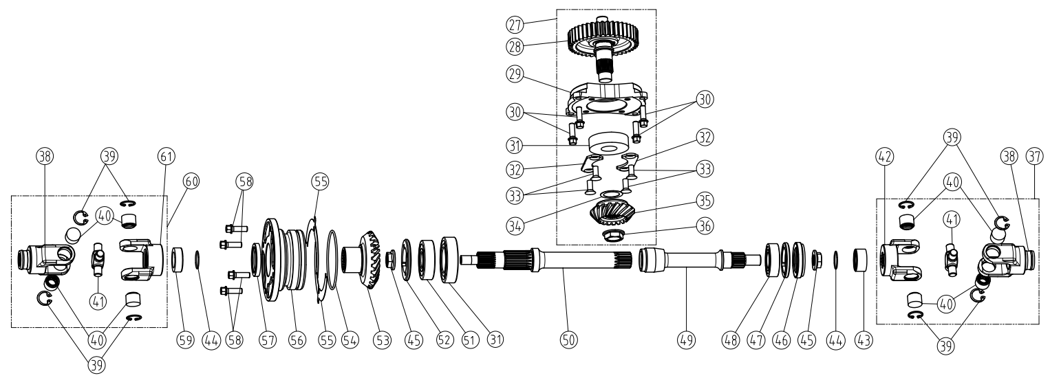 TRANSMISSION MECHANISM SET