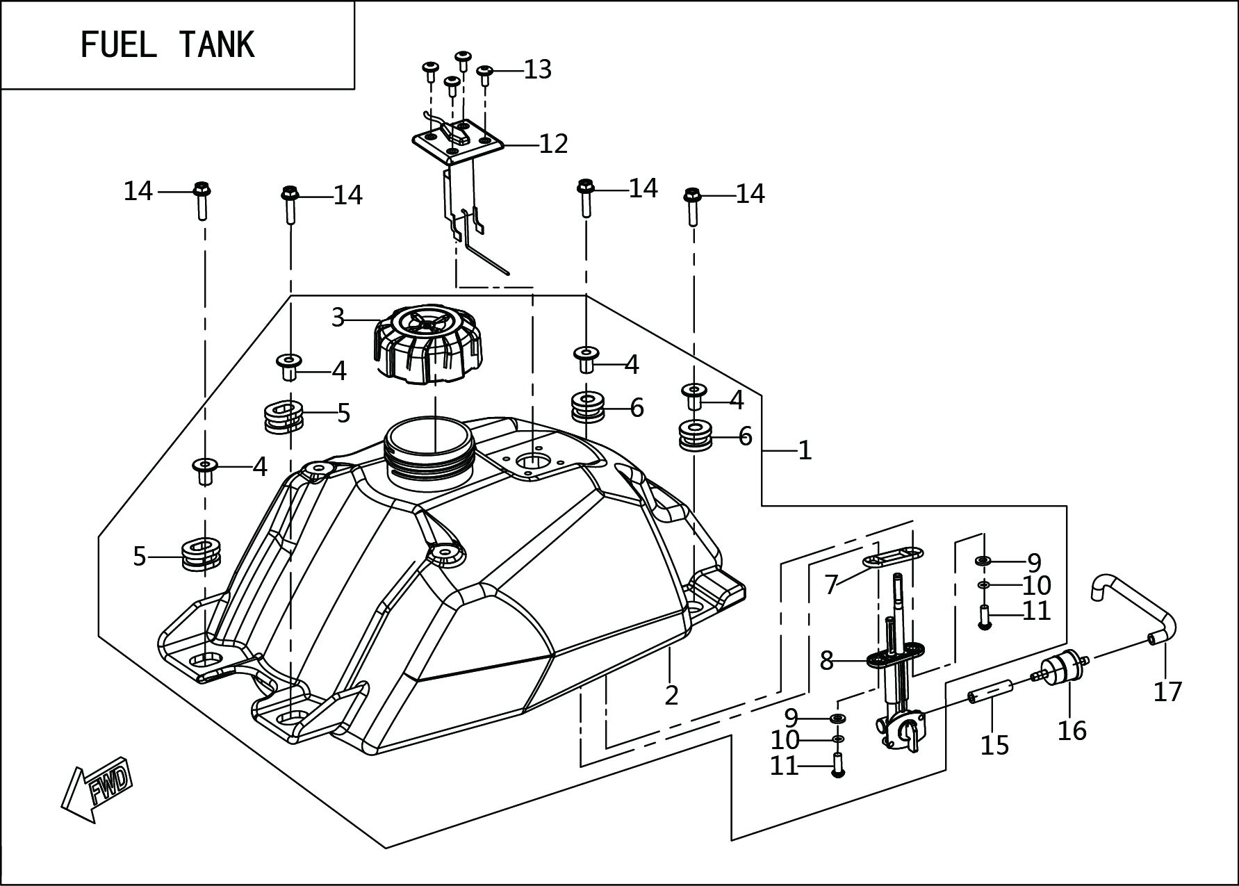 FUEL TANK ASSY