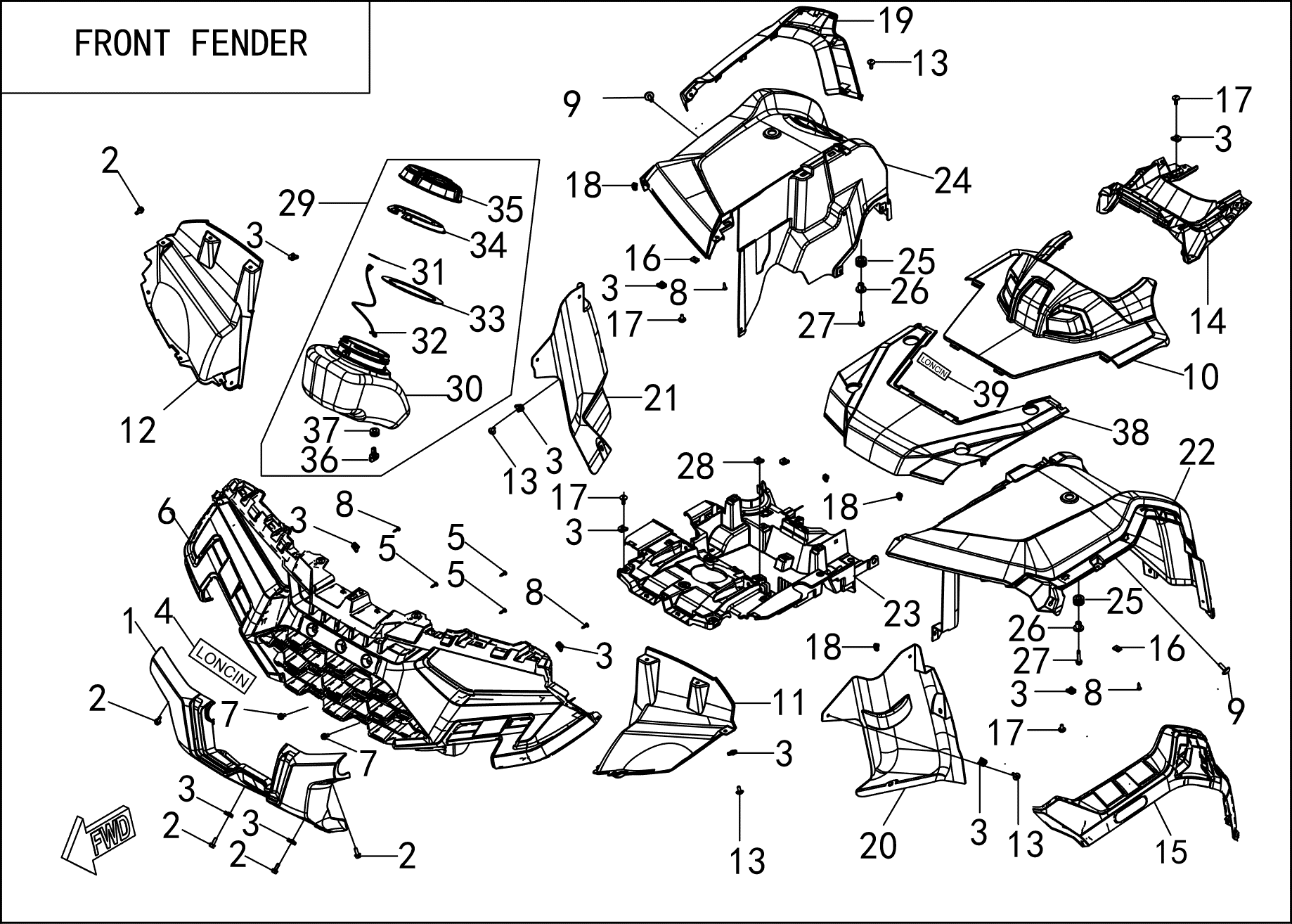 FRONT FENDER
