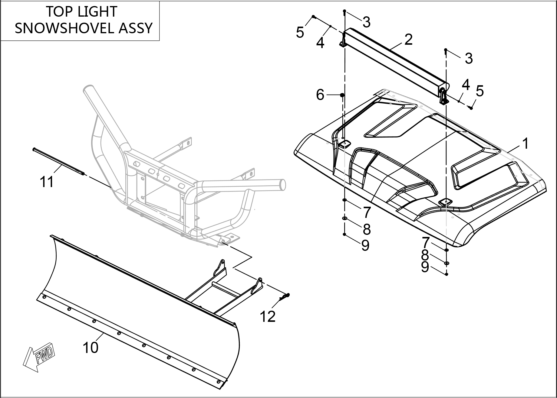 SNOWSHOVEL ASSY
