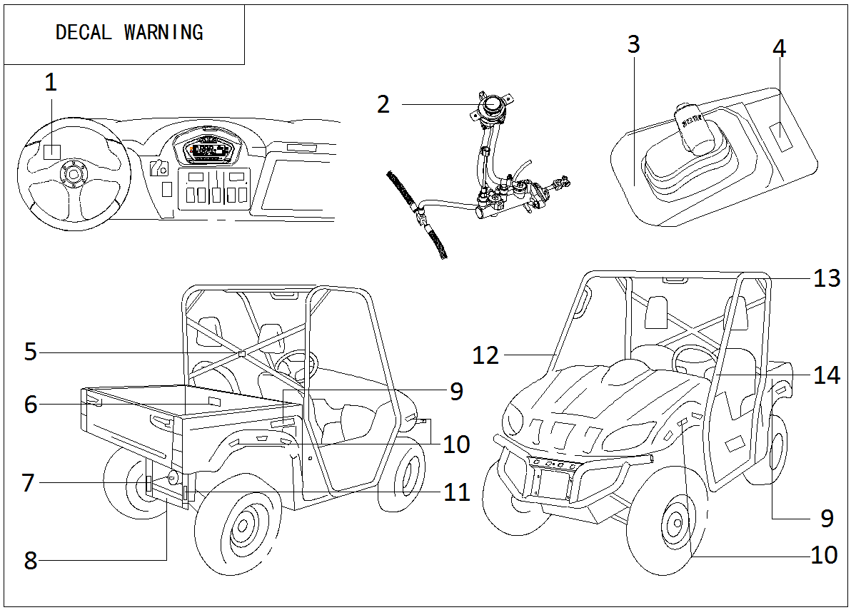 DECAL WARNING
